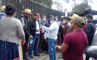 Vecinos del Valle del Palajunoj se quedan plantados, Comisión Presidencial suspende diálogo