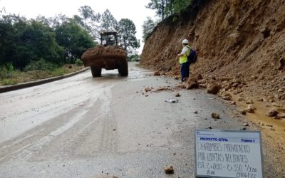 Estado de carreteras en Guatemala, ante lluvias en días recientes