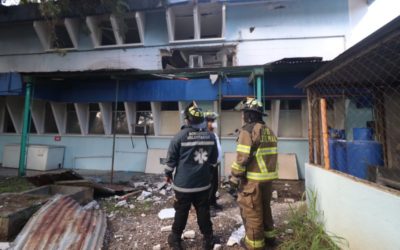 Explosión en el MAGA deja tres heridos