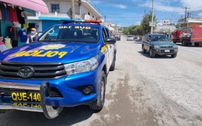 Balean, en la zona 1 de Quetzaltenango, a camión repartidor de gaseosas
