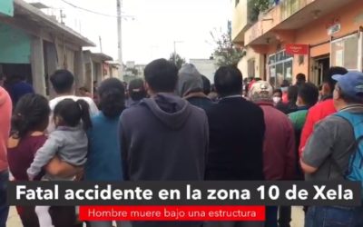 Tragedia laboral en la zona 10 de Quetzaltenango