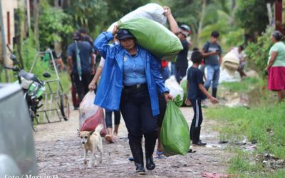 El paso de la tormenta «Bonnie» por Nicaragua deja cientos de casas inundadas y daños en escuelas