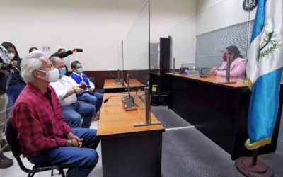 Periodista José Rubén Zamora en audiencia para conocer motivos de su detención