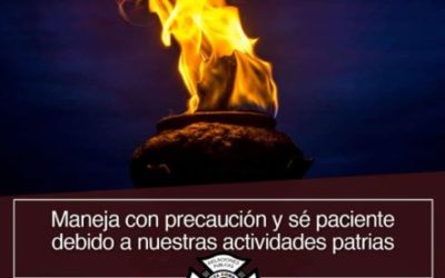 Bomberos Voluntarios brinda recomendaciones por actividades de antorchas