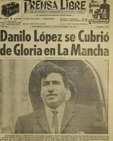 Se cumplen 57 años que el quetzalteco Danilo López cruzó el Canal de la Mancha
