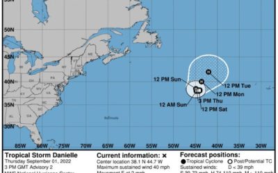 «Danielle» se proyecta como el primer huracán de la temporada