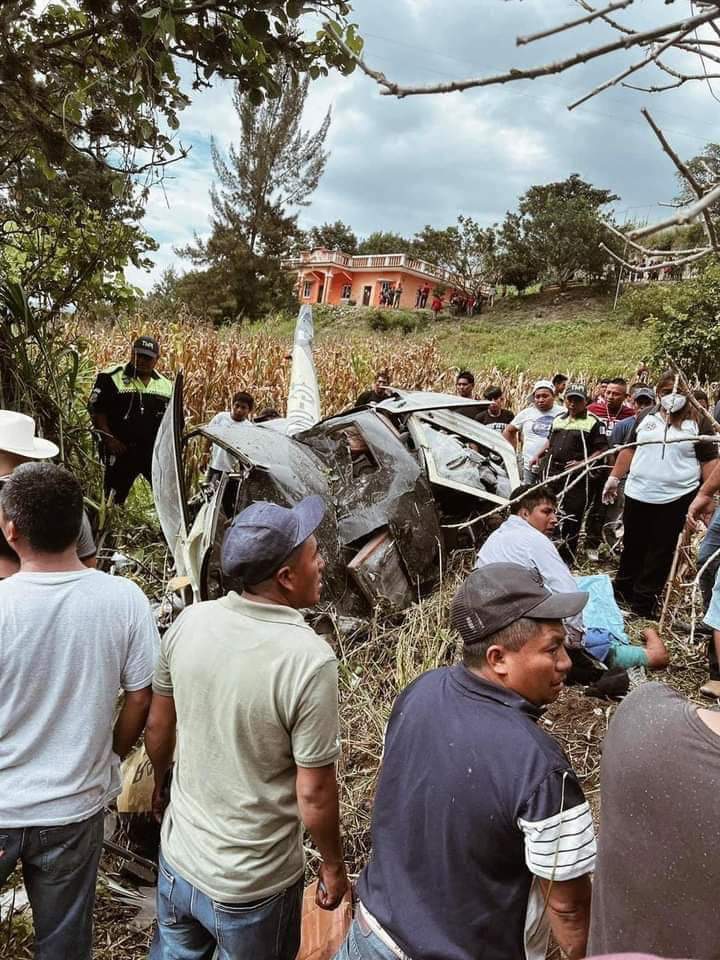Una persona muere tras desplome de helicóptero en El Quiché