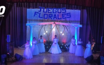 Investidura de Juegos Florales y premiación a poetas laureados