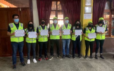 Jóvenes culminan servicio cívico en Totonicapán