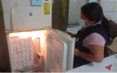 Ingresa al Área de Salud de Quetzaltenango lote de vacunas