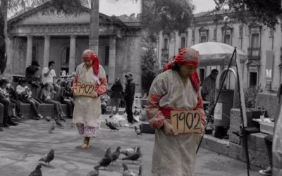 Por medio del arte recuerdan 120 años de la erupción del volcán Santa María  