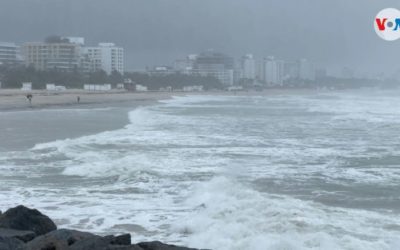 Piden seguir extremando precauciones ante paso del huracán Nicole por Florida