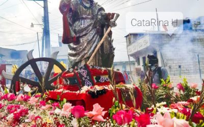Cierran el paso por Zunil por procesión en honor a Santa Catalina de Alejandría