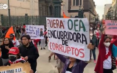 OEA llega a Perú en medio de protestas contra Pedro Castillo