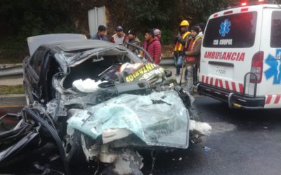 Dos fallecidos deja accidente de tránsito en la ruta Interamericana