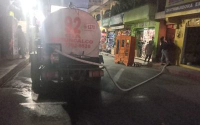 Incendio en venta de muebles en San Juan Ostuncalco