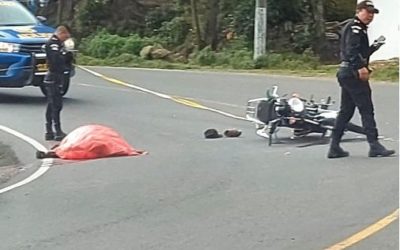 Motorista muere arrollado en Quetzaltenango