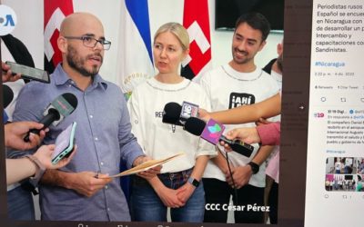 Llega a Nicaragua grupo de periodistas de RT en español en medio de críticas de la prensa local