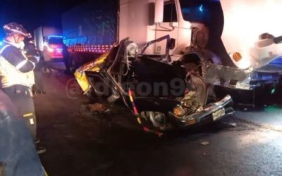 Retornaba de Esquipulas: Familia muere en accidente de tránsito