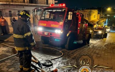 Incendio en la zona 6 de Xela deja pérdidas por más de Q100 mil