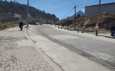 Pavimentación en la avenida Las Américas tiene avance del 90 por ciento