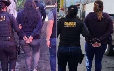 Arrestan a dos mujeres requeridas por Juzgados en Quetzaltenango por extorsión