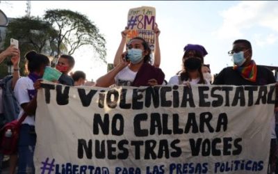 Mujeres nicaragüenses, sin derecho a manifestarse en su país por quinto año consecutivo