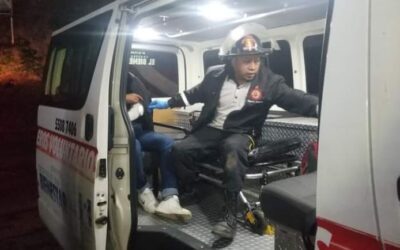 Joven motorista se accidenta por túmulos sin señalización