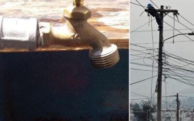 Problemas en red eléctrica provocan suspensión de agua potable