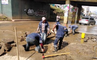 Siete zonas en Quetzaltenango afectadas por fuga de agua potable