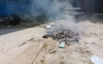 Queman papeletas en San Martín Zapotitlán