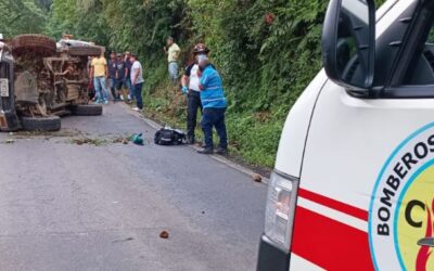 Falla en frenos causa accidente en Quetzaltenango