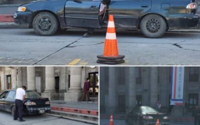 Agente de PM, en estado de ebriedad, protagoniza incidente frente a Muni de Xela