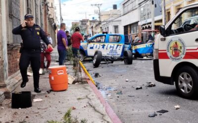 Cámara graba accidente de tránsito protagonizado por patrulla
