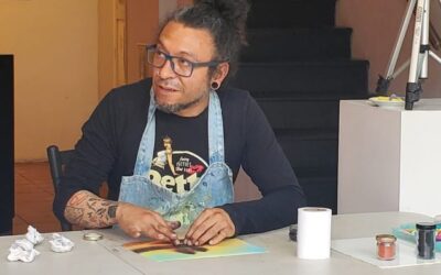 Artista quetzalteco busca Récord Guinness en dibujo