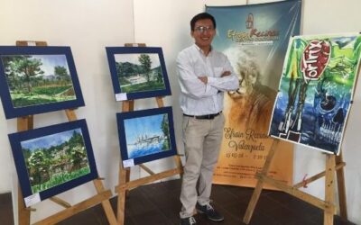 Artista inicia en la pintura cuando tenía 15 años