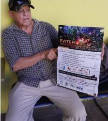 Anuncian campaña de prevención de incendios en volcán Pecul