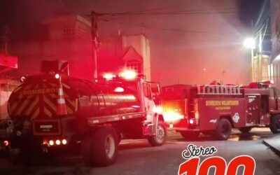 Incendio en vivienda en la zona 1 de Quetzaltenango