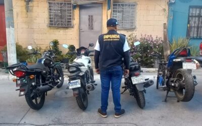 Dipanda localiza en escondite de pandilleros cuatro motos robadas