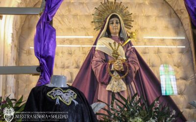 ¿Cuál es el recorrido de la procesión de Nuestra Señora de Soledad en Quetzaltenango?