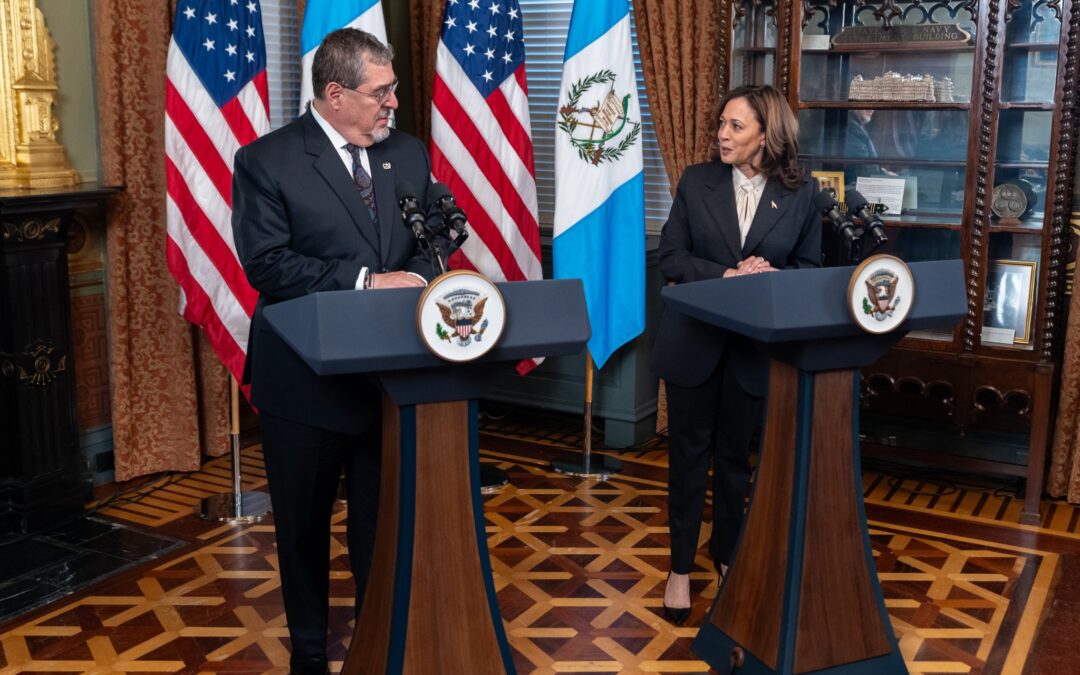 Arévalo y Harris celebran «momento histórico» en las relaciones entre Guatemala y EEUU