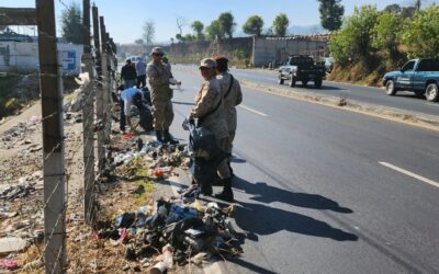 Desarrollan jornada de limpieza en San Juan Ostuncalco