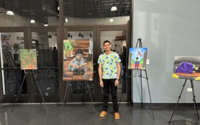 Un venezolano en Chicago retrata la migración a través de sus obras de arte