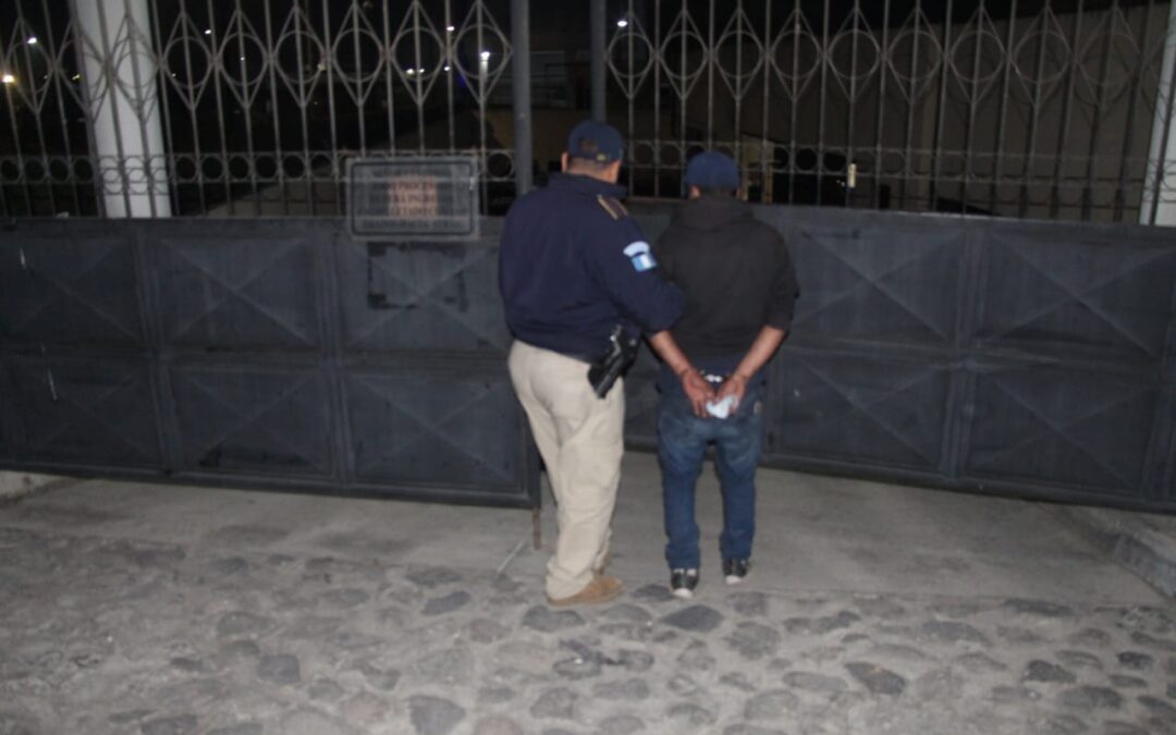 Detenido en Quetzaltenango tiene 17 antecedentes por diferentes delitos 