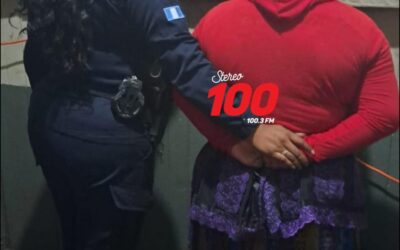 Capturan a mujer en Almolonga por distribución de sustancias ilícitas