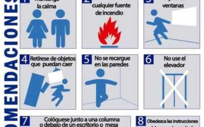 Bomberos brindan recomendaciones en caso de sismos
