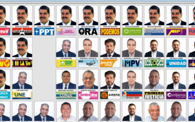 El rostro de Nicolás Maduro aparece 13 veces en la boleta electoral en Venezuela ¿por qué?