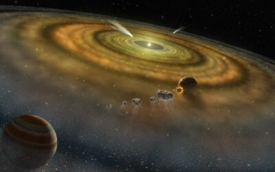 Colisión de asteroides a 63 años luz detectada por el telescopio Webb