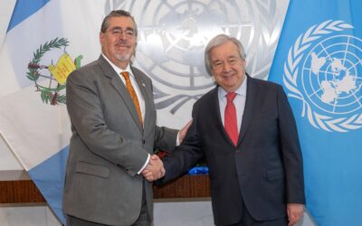 Bernardo Arévalo agradece a Guterres su «respaldo» a la democracia en Guatemala