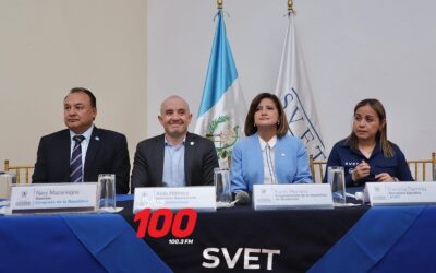 Vicepresidenta de Guatemala, Karin Herrera, participa en taller de SVET en Quetzaltenango